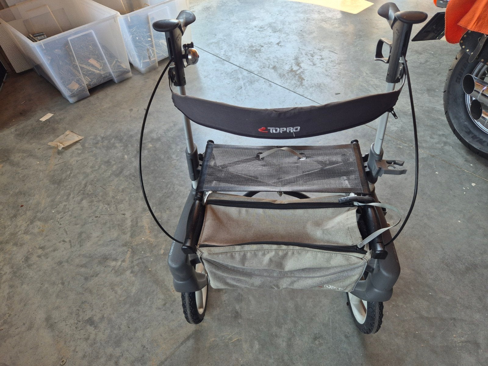 Topro Rollator,licht gewicht, model Olympos ATR, Diversen, Rollators, Ophalen of Verzenden, Gebruikt