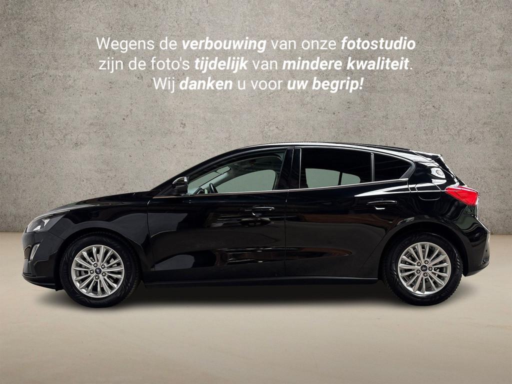 Ford Focus 1.0 EcoBoost Titanium X Automaat (VIRTUAL COCKPIT, Auto's, Ford, 12 maanden, Gebruikt, Zwart, Origineel Nederlands