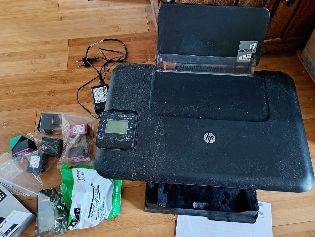 printer HP Deskjet3059A + nieuwe inkt à €25,-, Gebruikt, Inkjetprinter, All-in-one, Draadloos