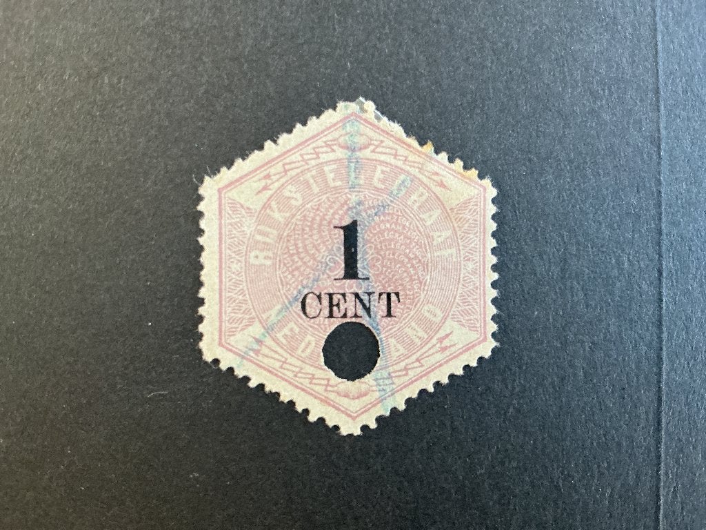 Telegram nr. 1, Verzenden, T/m 1940, Gestempeld