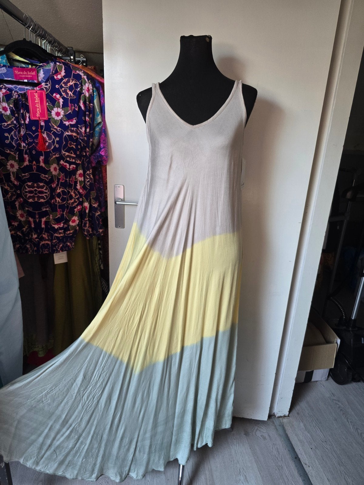 dames jurk nieuw, Meerkleurig, Letiz barcelona, Maat 46/48 (XL) of groter, Nieuw