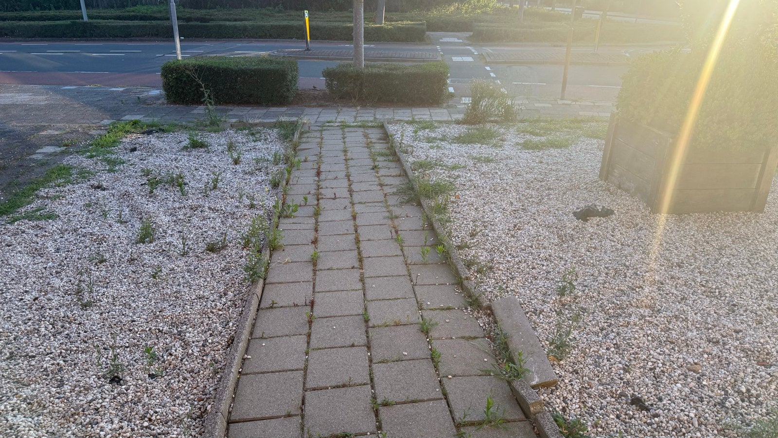 Siergrind/Split voor tuin of oprit - Grijs/Wit, Tuin en Terras, Ophalen, Gebruikt, Grijs, Grind