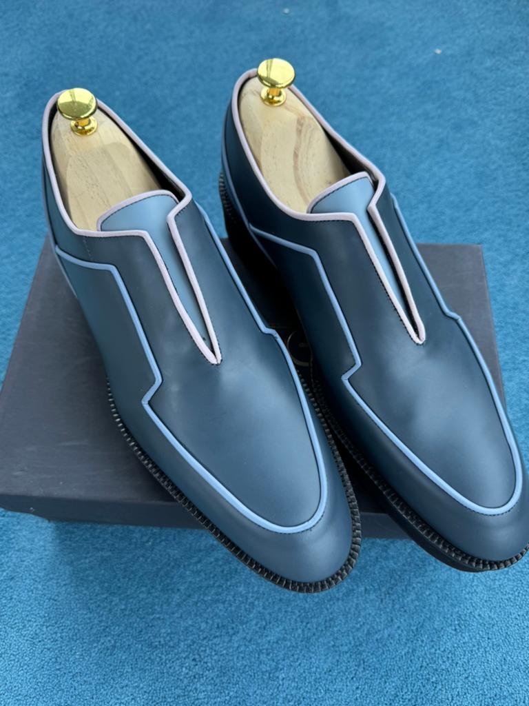 NIEUW Ledge Shoes Isep Marine  Instapper EU 45 Blauw, Loafers, Nieuw, Verzenden, Blauw