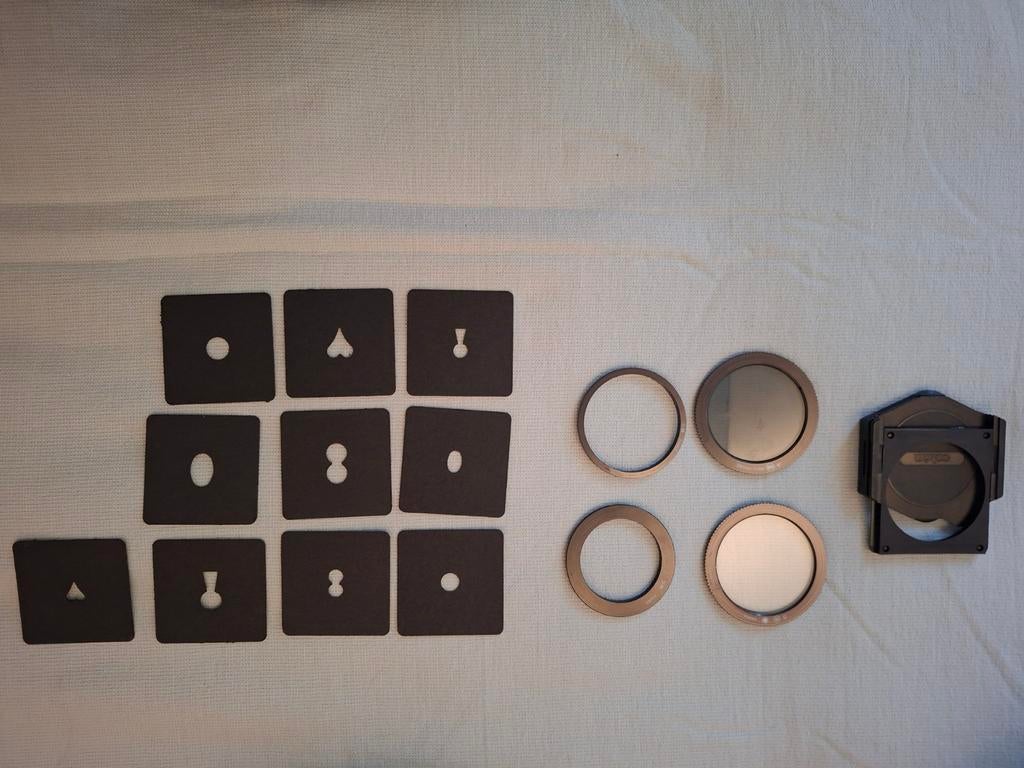 Te koop: set voorzetfilters, filterhouder en diffuser, Ophalen of Verzenden
