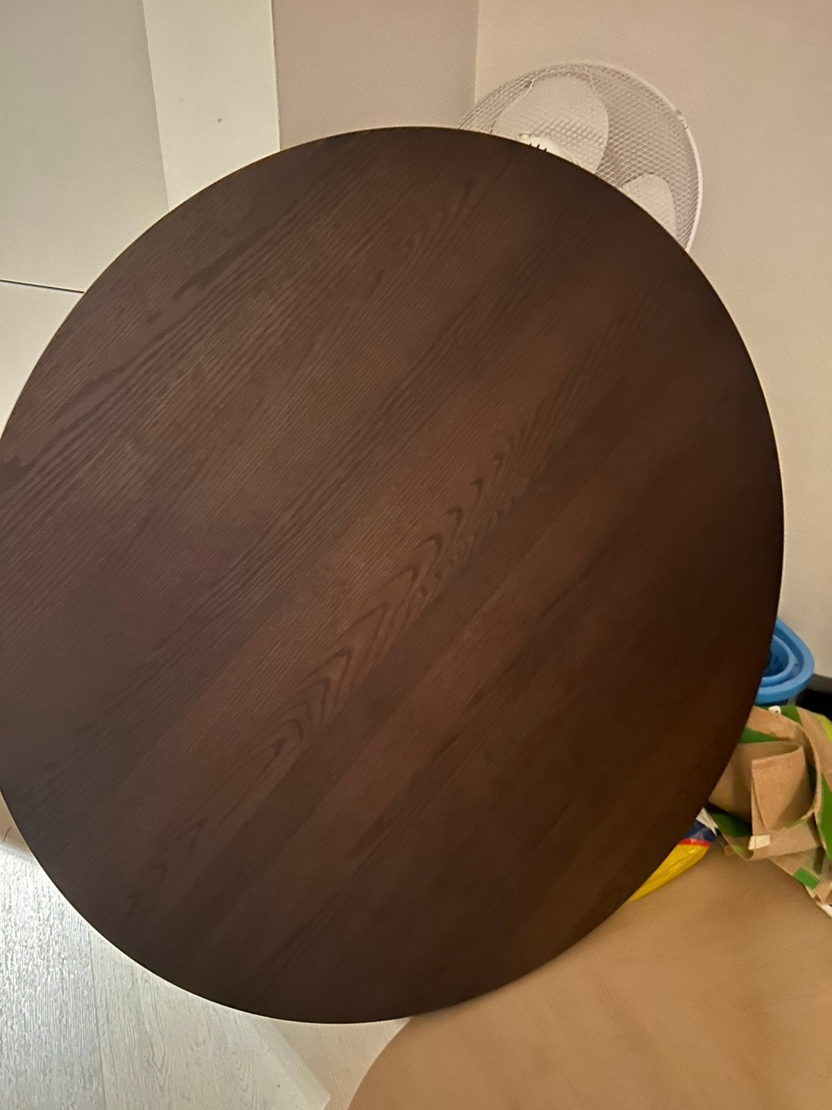 Nieuw tafelblad 120 cm doorsnede, Ophalen, Rond, Nieuw, Vier personen