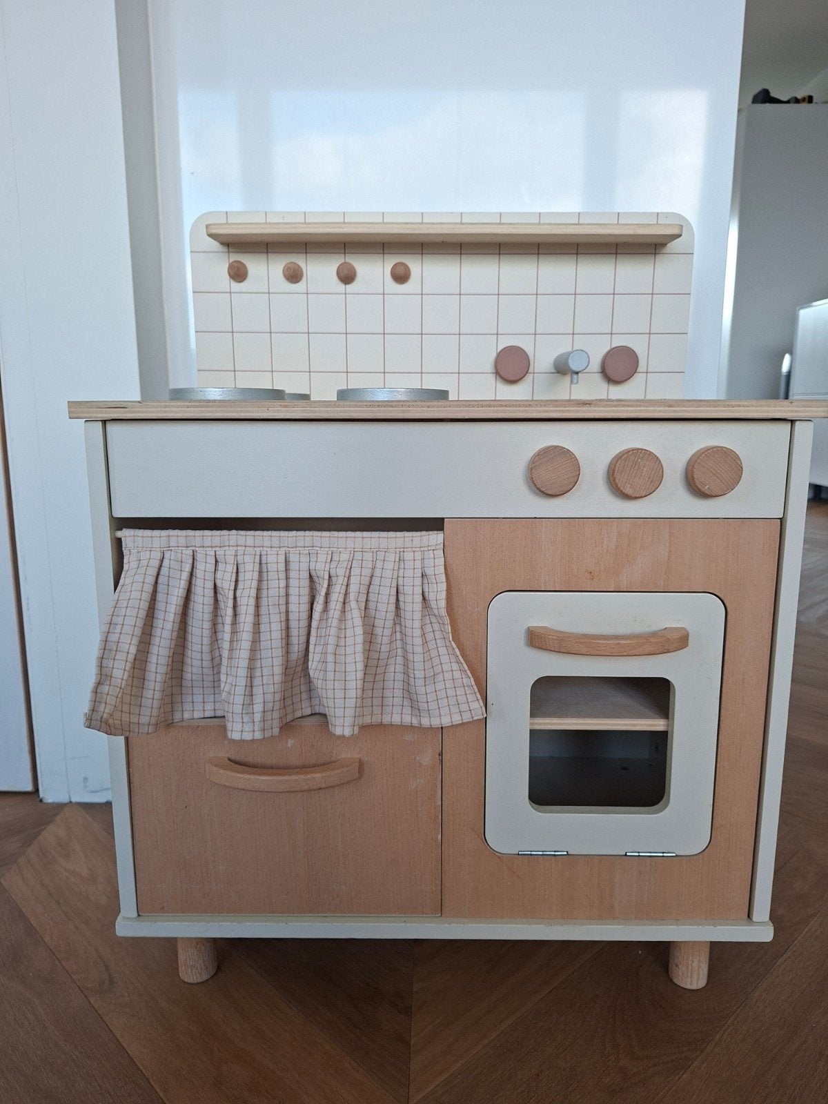 Houten speelkeuken, Kinderen en Baby's, Ophalen, Gebruikt, Knutselen