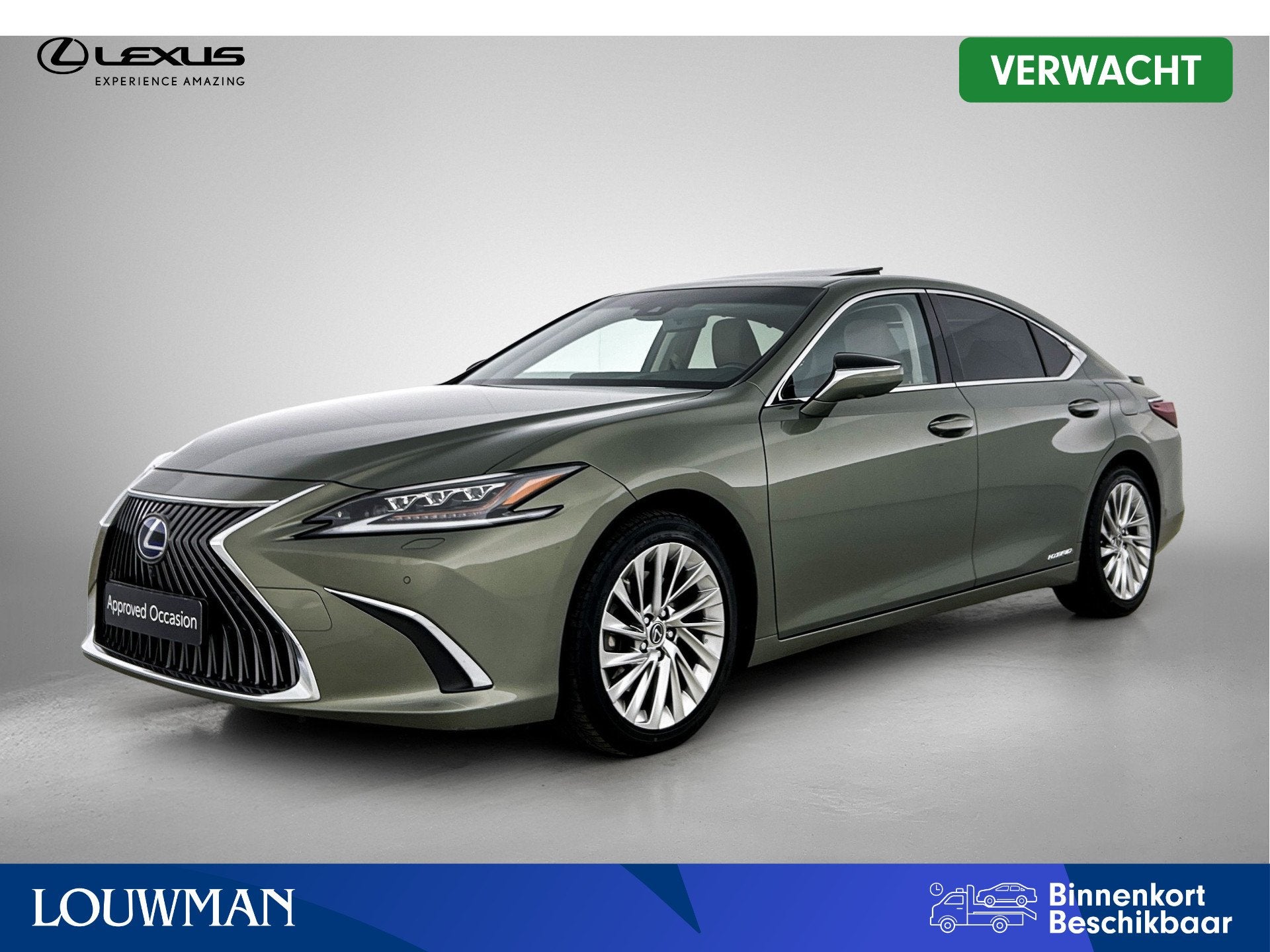 Lexus ES 300h President Line | BTW voertuig | Schuif/kantel, Auto's, Gebruikt, 4 cilinders, 1655 kg, Bedrijf