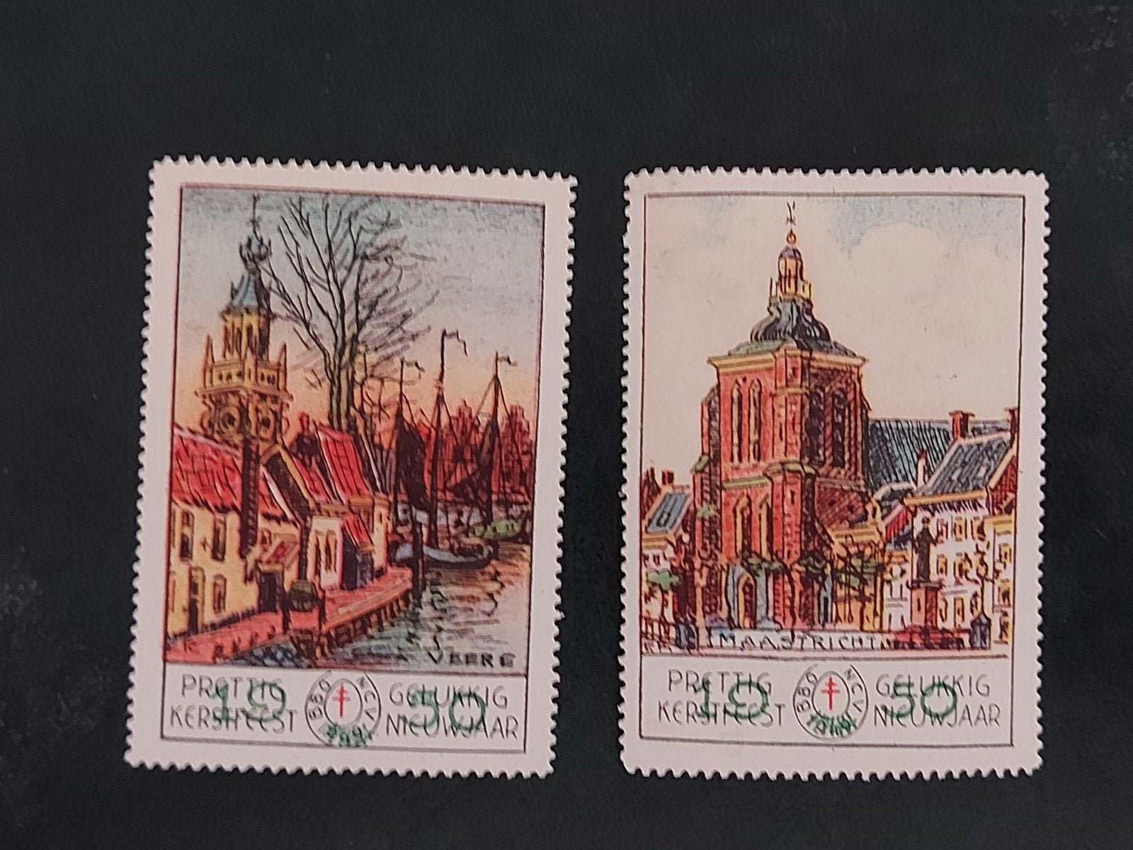 Sluitzegels TBC Maastricht  - Veere, Verzenden, Zo goed als nieuw, Overige typen