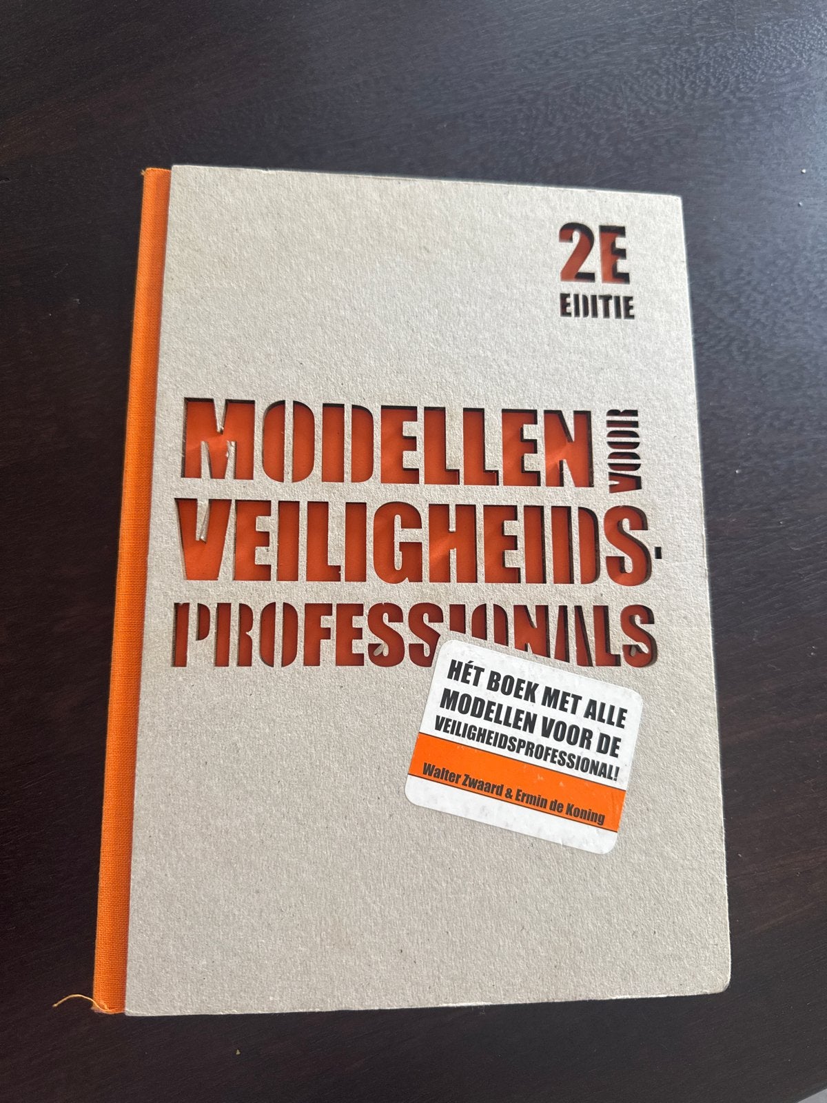Modellen voor Veiligheidsprofessionals - 2e editie, Ophalen of Verzenden, Gamma, Zo goed als nieuw, HBO