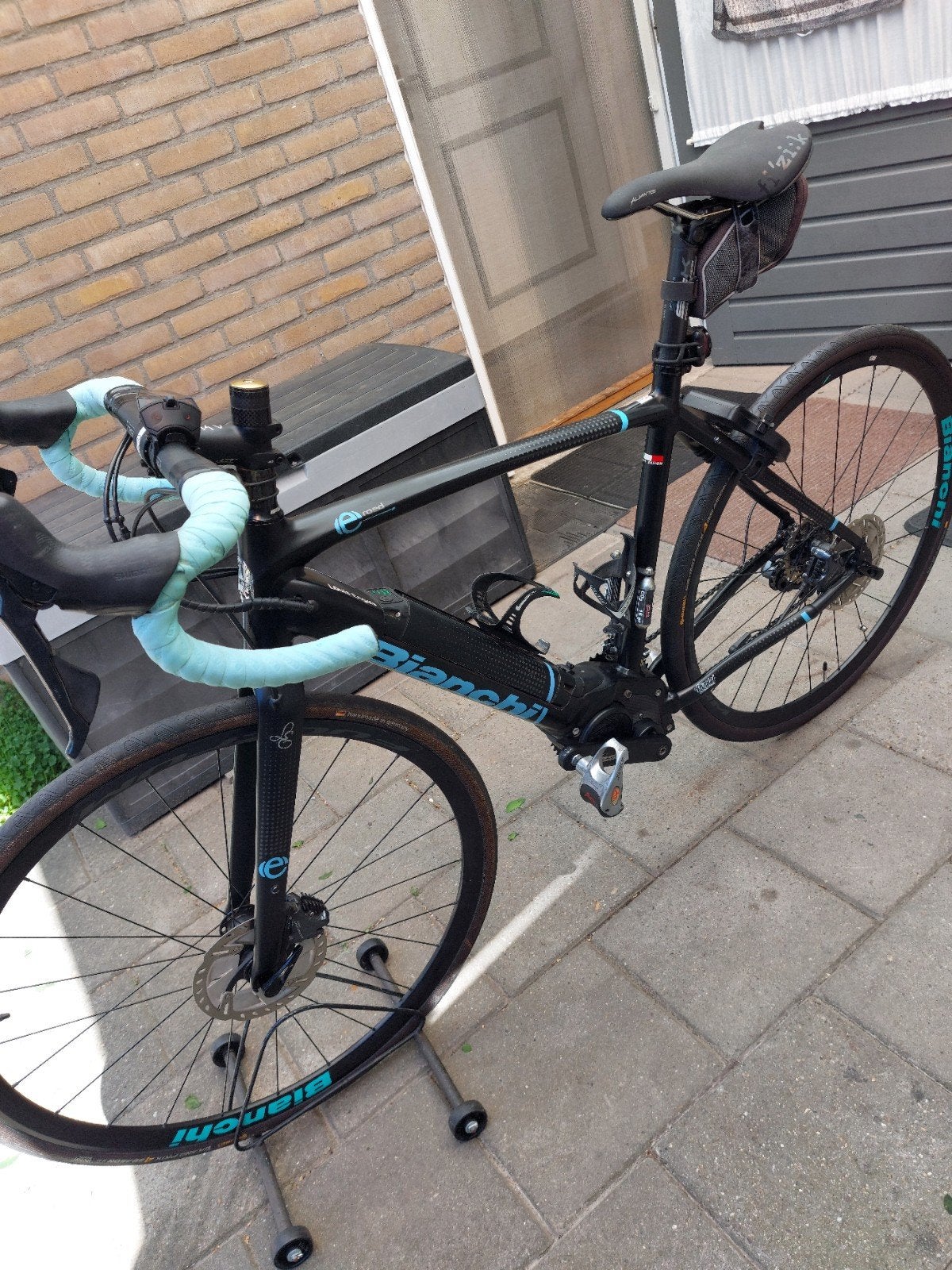 Bianchi E bike racefiets, Aluminium, Zo goed als nieuw, Meer dan 20 versnellingen, 53 tot 57 cm