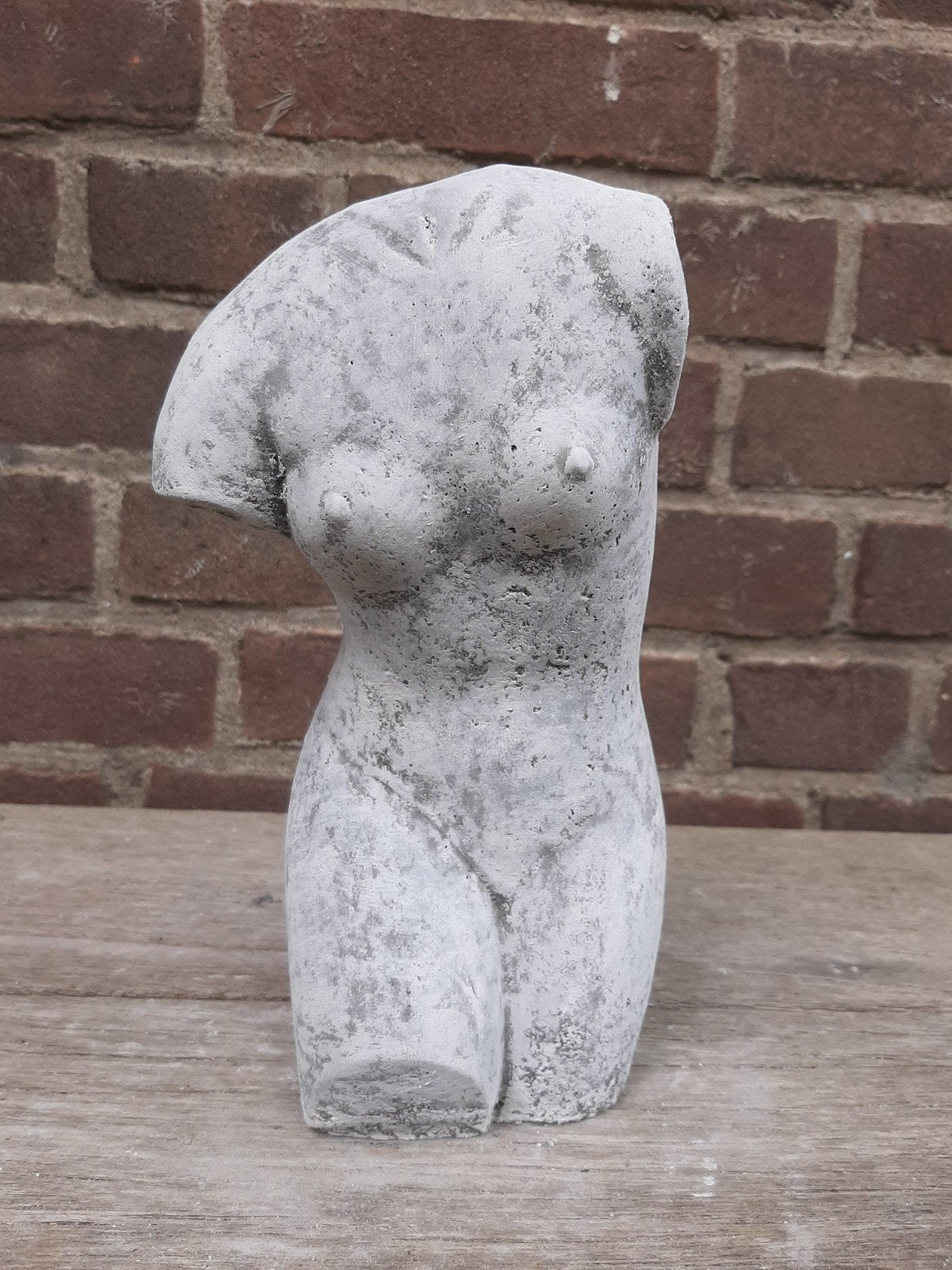 Torso vrouw betonnen beeld tuinbeeld beton, Tuin en Terras, Ophalen of Verzenden