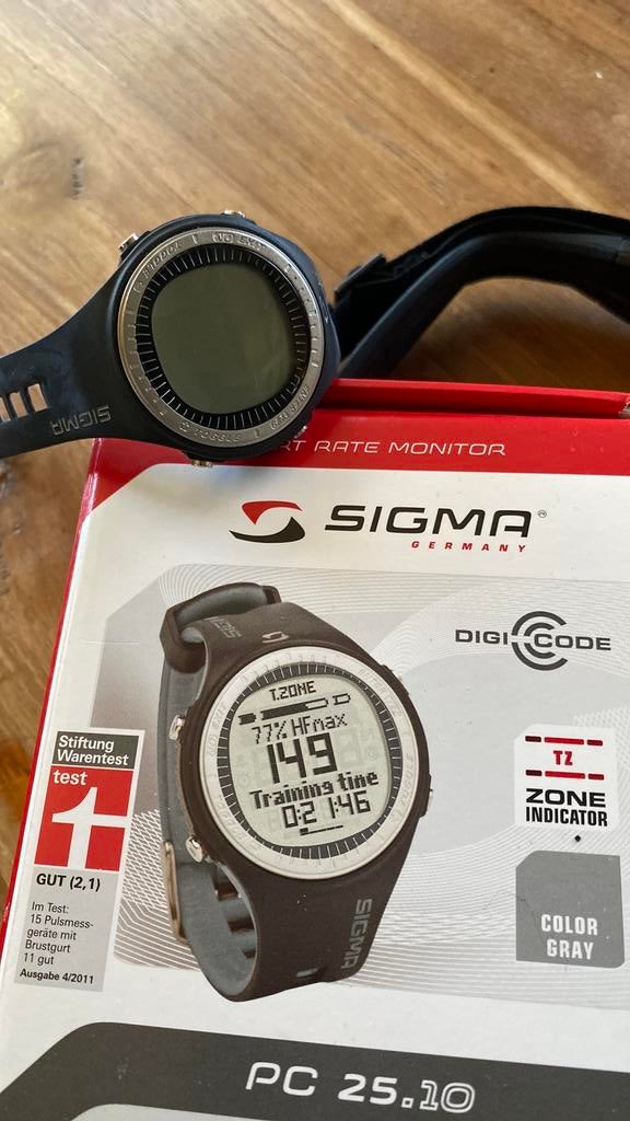 Heart rate monitor sigma horloge, Ophalen of Verzenden, Zo goed als nieuw, Overige merken, Waterdicht