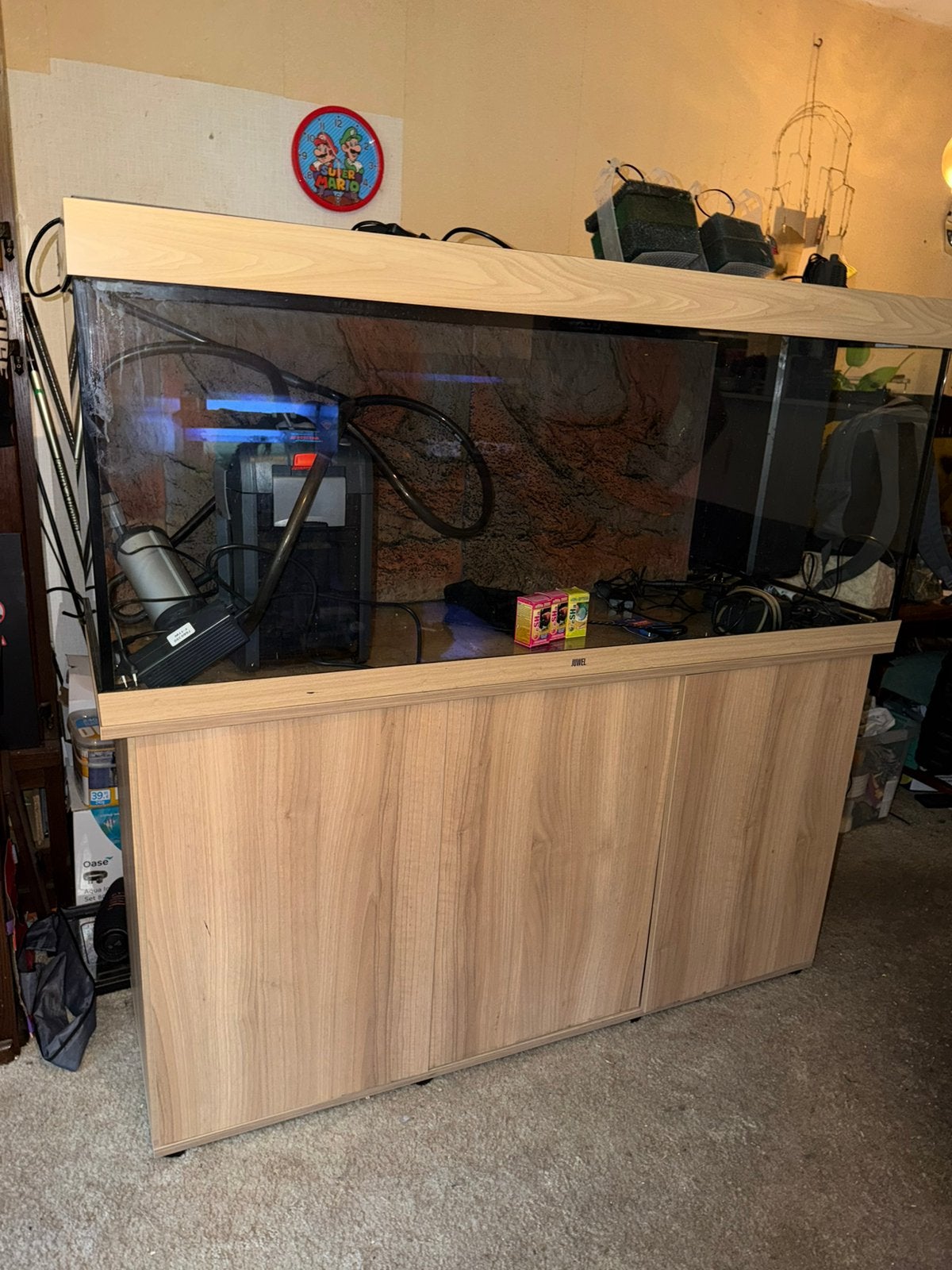 Juwel rio 450 met hoop extra, Ophalen, Zo goed als nieuw, Leeg aquarium