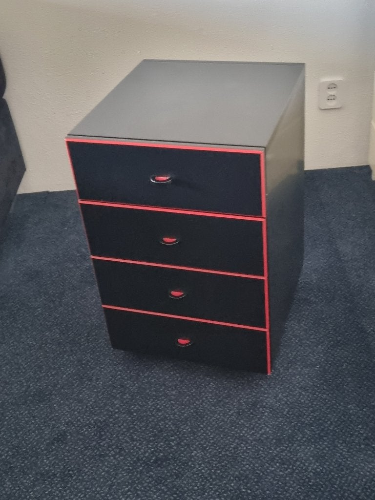 Interlubke Duo nachtkastjes, Ophalen, Gebruikt, Minder dan 45 cm, 55 tot 70 cm