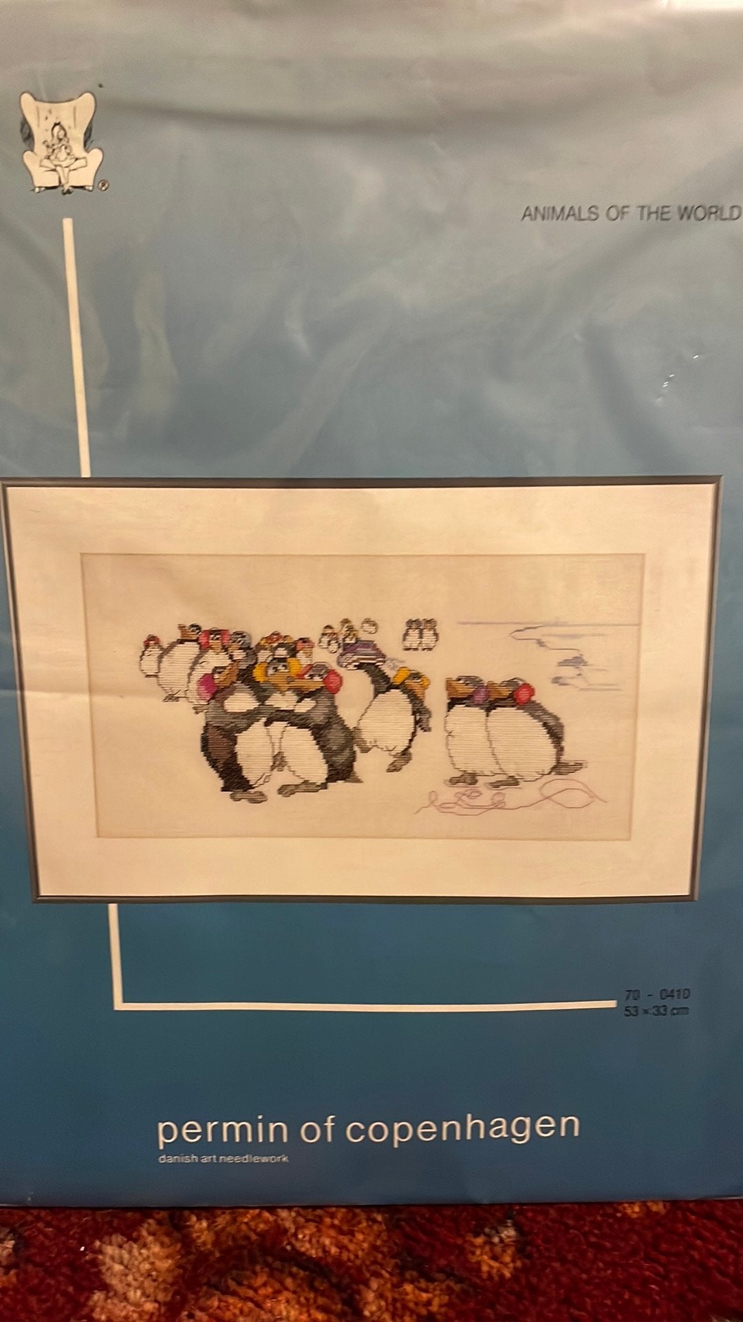 Borduurpakket permin pinguind, Ophalen of Verzenden, Nieuw, Borduurpakket