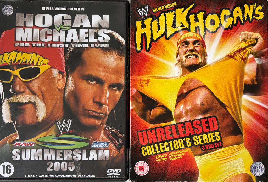 Hulk Hogan WWE DVD’s - Unreleased & Summerslam 2005, Vanaf 16 jaar, Ophalen of Verzenden, Zo goed als nieuw