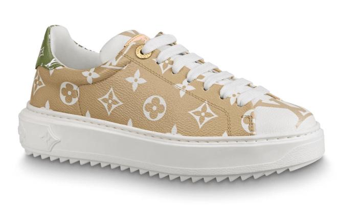 Louis Vuitton trainer TIME OUT sneaker limited edition 36,5, Beige, Ophalen of Verzenden, Sneakers of Gympen, Zo goed als nieuw
