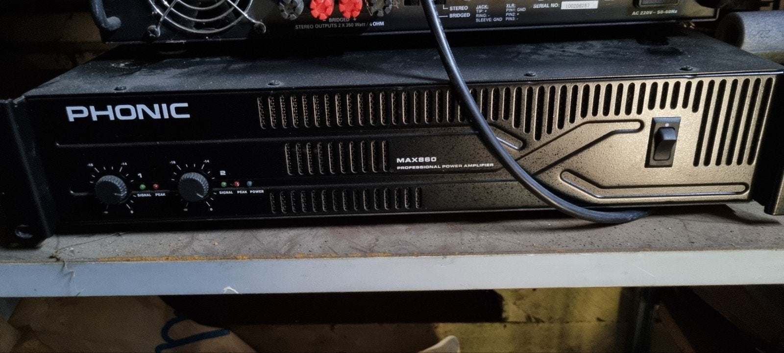 Phonic MAX860 Professionele Eindversterker, Muziek en Instrumenten, Ophalen of Verzenden