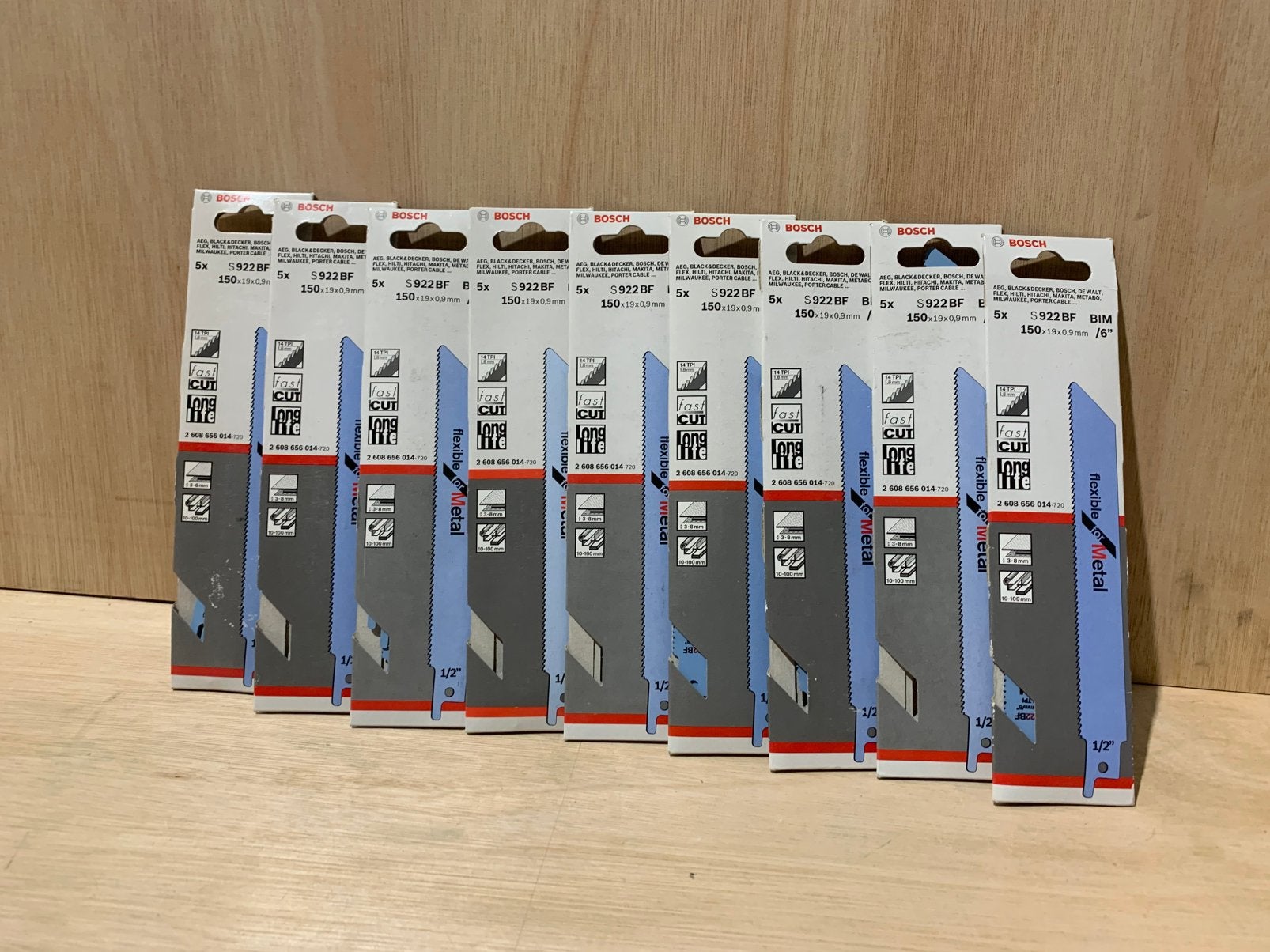 Bosch Reciprozaagbladen S922BF – Nieuw – Verpakt per 5, Bosch, Nieuw, Ophalen of Verzenden, Bosch