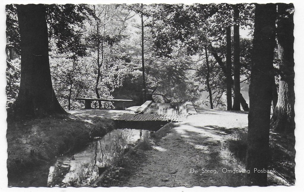 De Steeg Omgeving Posbank Ansichtkaart uit 1958 (B7484 ), Ophalen of Verzenden, 1940 tot 1960, Gelopen, Gelderland