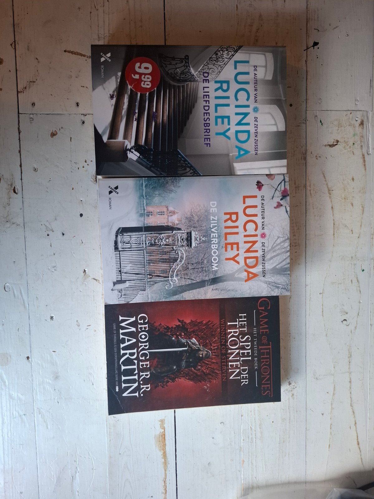 3 boeken: Lucinda Riley en Game of Thrones, Boeken, Ophalen of Verzenden, Gelezen, Lucinda Riley, George R.R. Martin