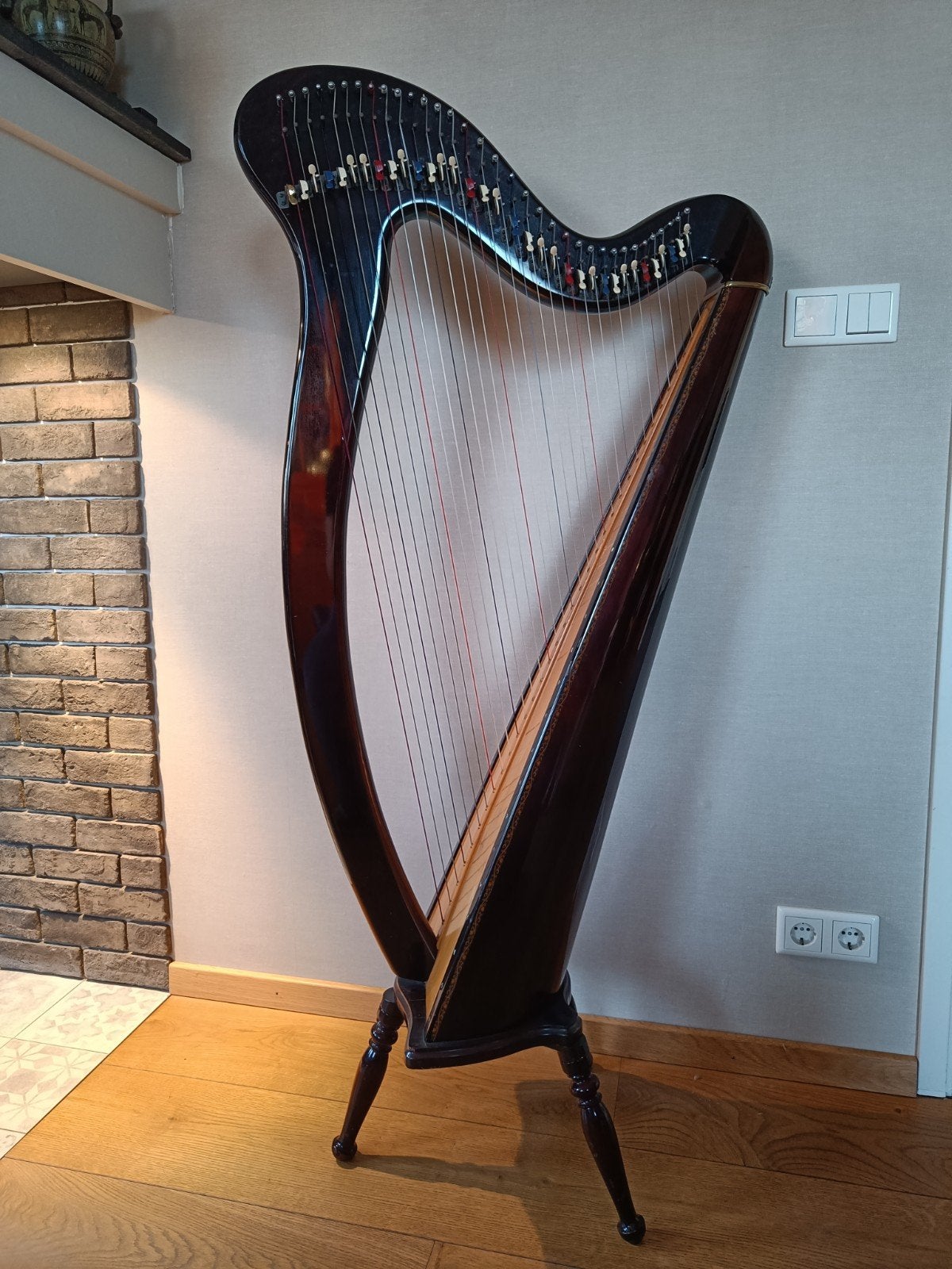 Aoyama harp 130B (hakenharp), Ophalen, Gebruikt