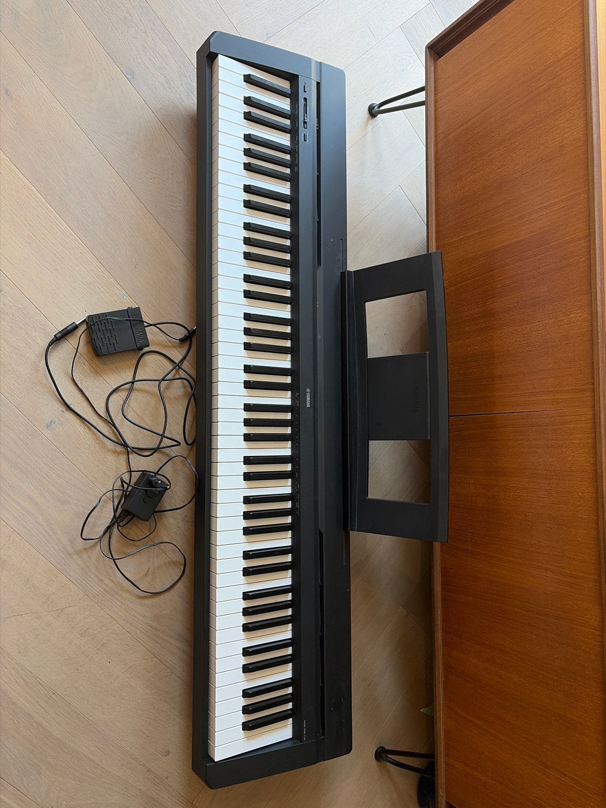 Yamaha Digital Piano P-45 - Zo goed als nieuw, Ophalen, Zwart, Digitaal, Zo goed als nieuw