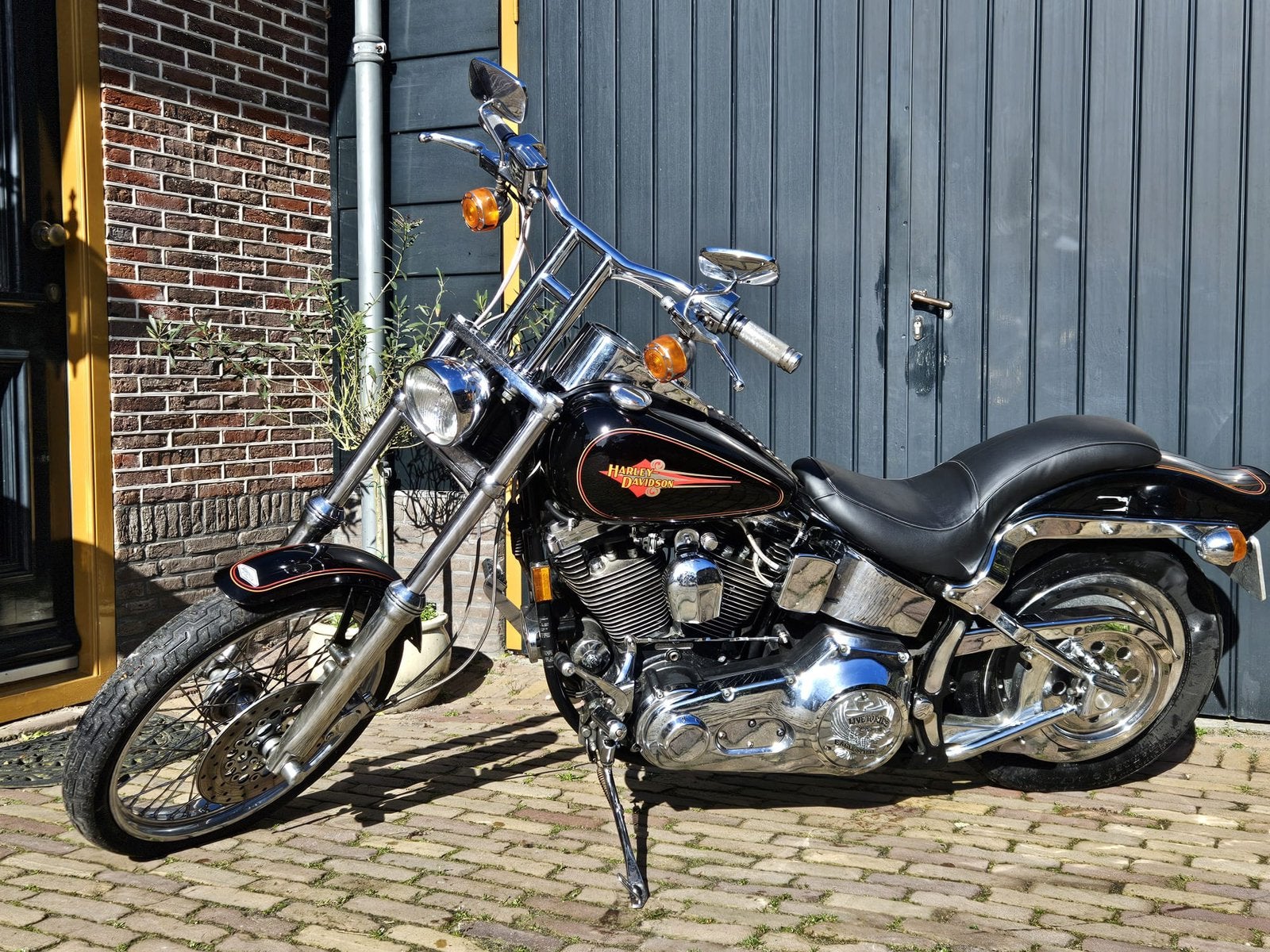 Harley Davidson softail custom motor, zeer lage KM stand!, Motoren, Motoren | Harley-Davidson, Chopper, Particulier, 12 t/m 35 kW