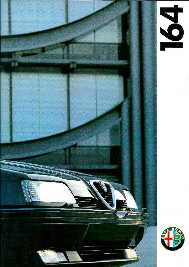 Brochure Alfa 164 April 1994, Ophalen of Verzenden, Gelezen, Alfa Romeo