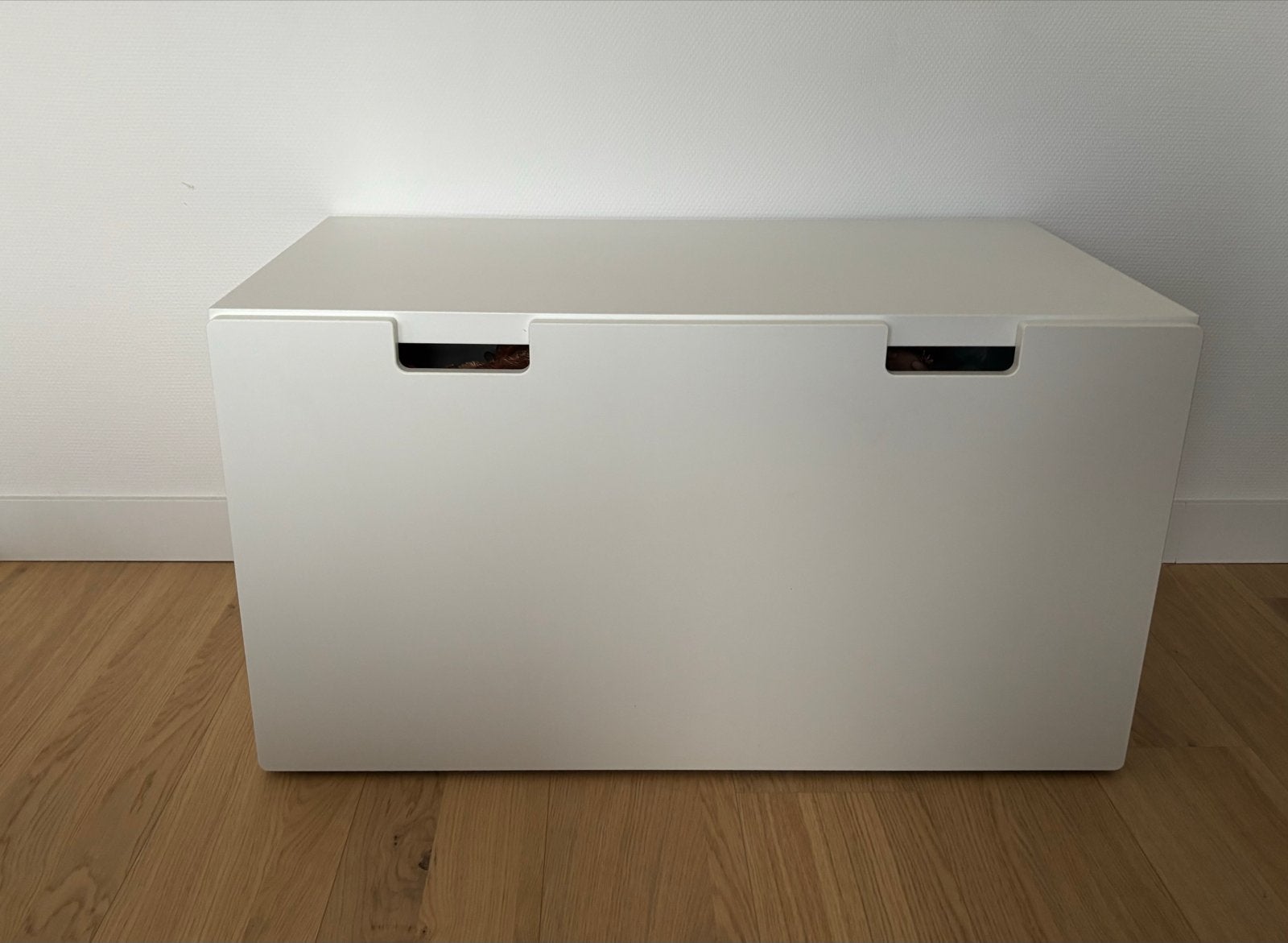 Witte opbergkist / speelgoedkist met lade, Huis en Inrichting, Ophalen, Zo goed als nieuw