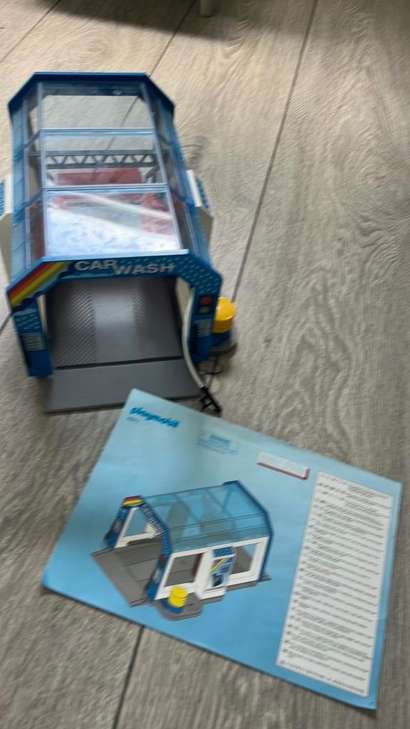 Playmobil autowasstraat carwash, Ophalen of Verzenden, Zo goed als nieuw