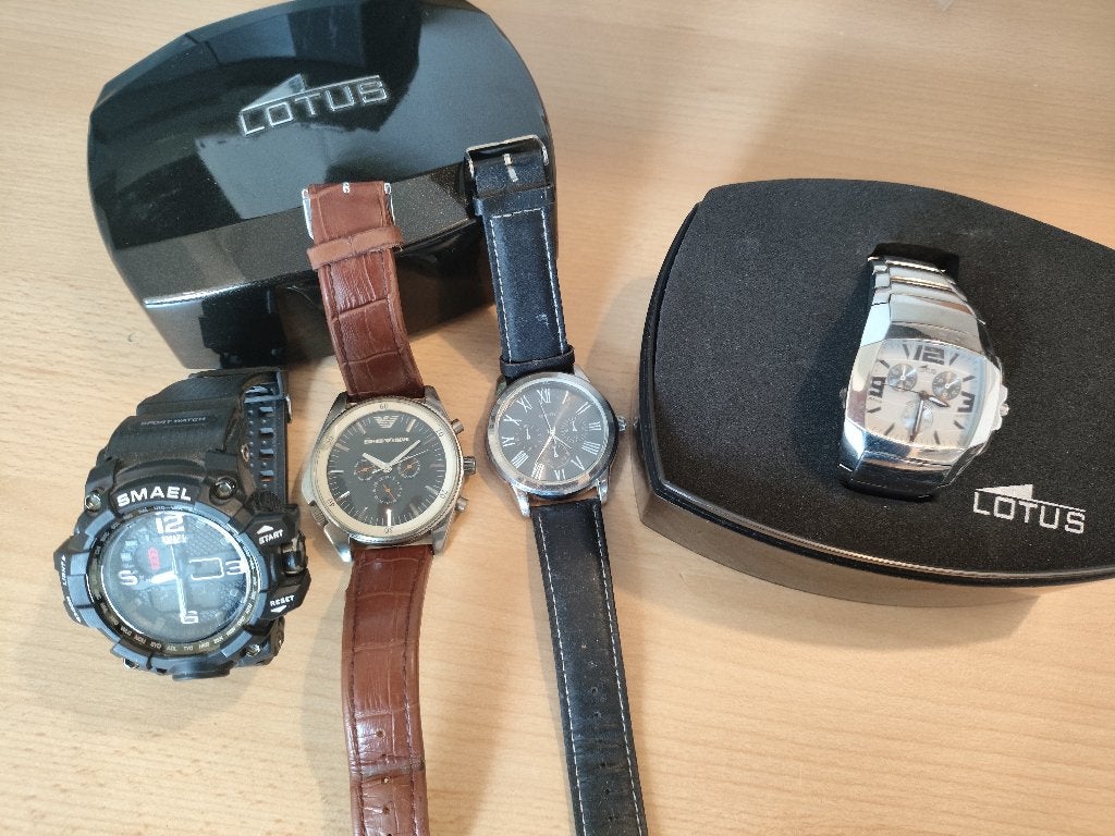 Oude horloges, Sieraden, Tassen en Uiterlijk, Overige merken, Overige materialen, Gebruikt, Polshorloge