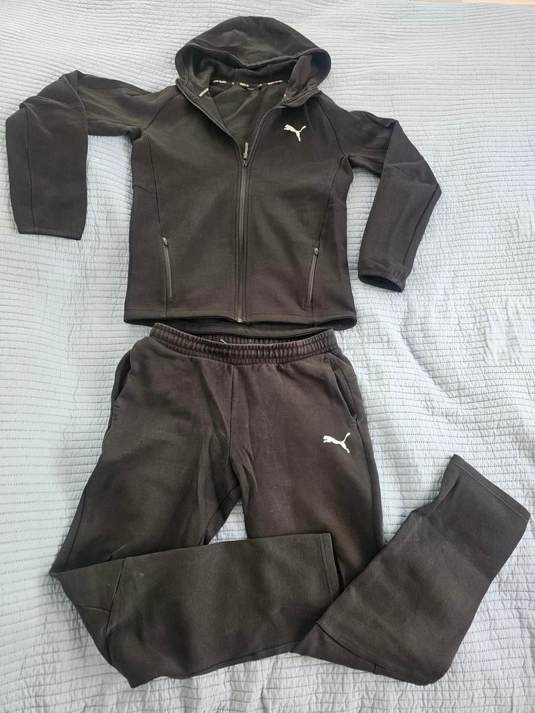 Puma trainingspak zwart - Maat S, Ophalen of Verzenden, Gedragen, Zwart