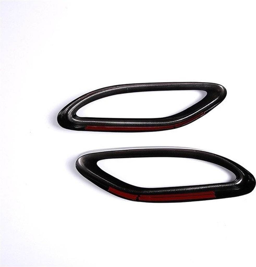 AMG Look Zwart Uitlaat Lijsten Enkel Voor Mercedes C Klasse, Auto diversen, Tuning en Styling, Verzenden, Automotive Parts, A.parts@hotmail.nl