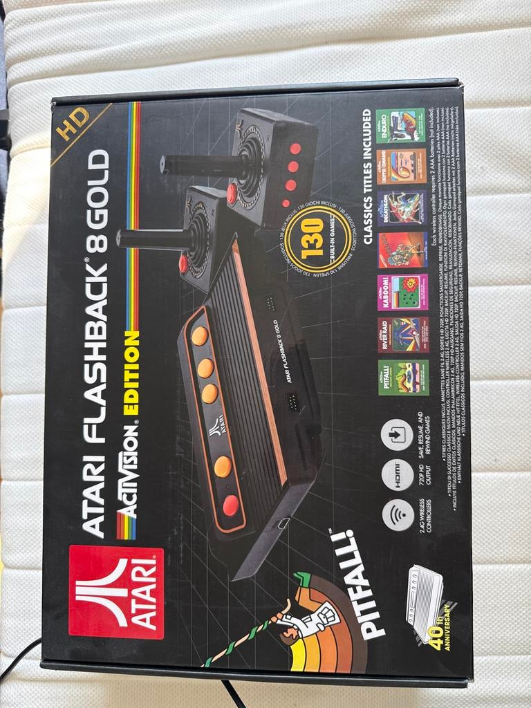 Atari Flashback 8 Gold Activision Edition, Spelcomputers en Games, Spelcomputers | Atari, Met games, Ophalen of Verzenden, Zo goed als nieuw