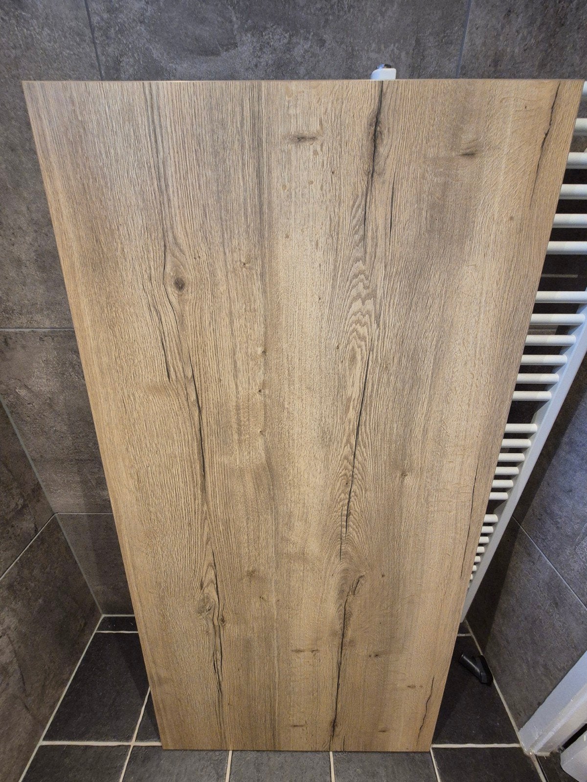 Bureaublad eiken naturel 160 x 80 cm, Huis en Inrichting, Bureaus, Ophalen, Zo goed als nieuw