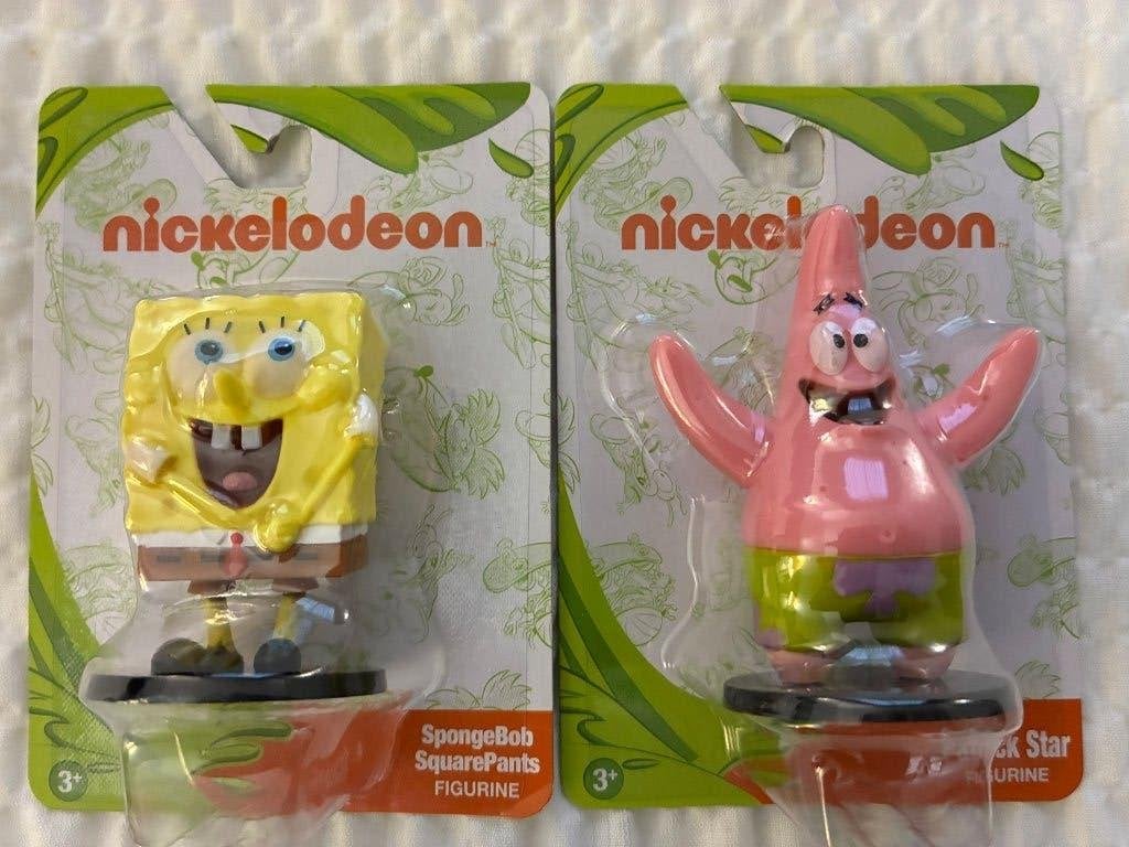 Figuren SpongeBob en Patrick (Nickelodeon), Ophalen of Verzenden, Nieuw