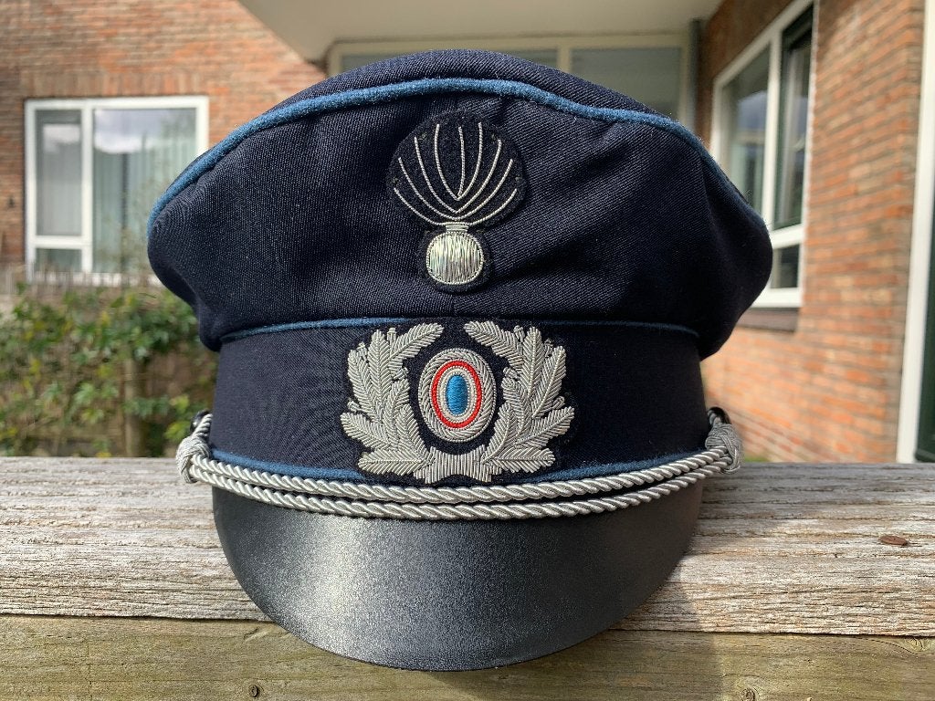 Schalkhaar Staatspolitie Pet (replica van ww2 politie pet), Verzamelen, Ophalen, Overige soorten, Nederland, Helm of Baret