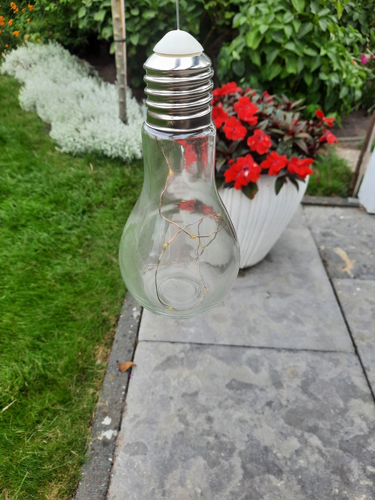 Decoratieve LED-gloeilamp met lichtsnoer € 10,00, Ophalen of Verzenden, Nieuw, Led-lamp, Koel wit