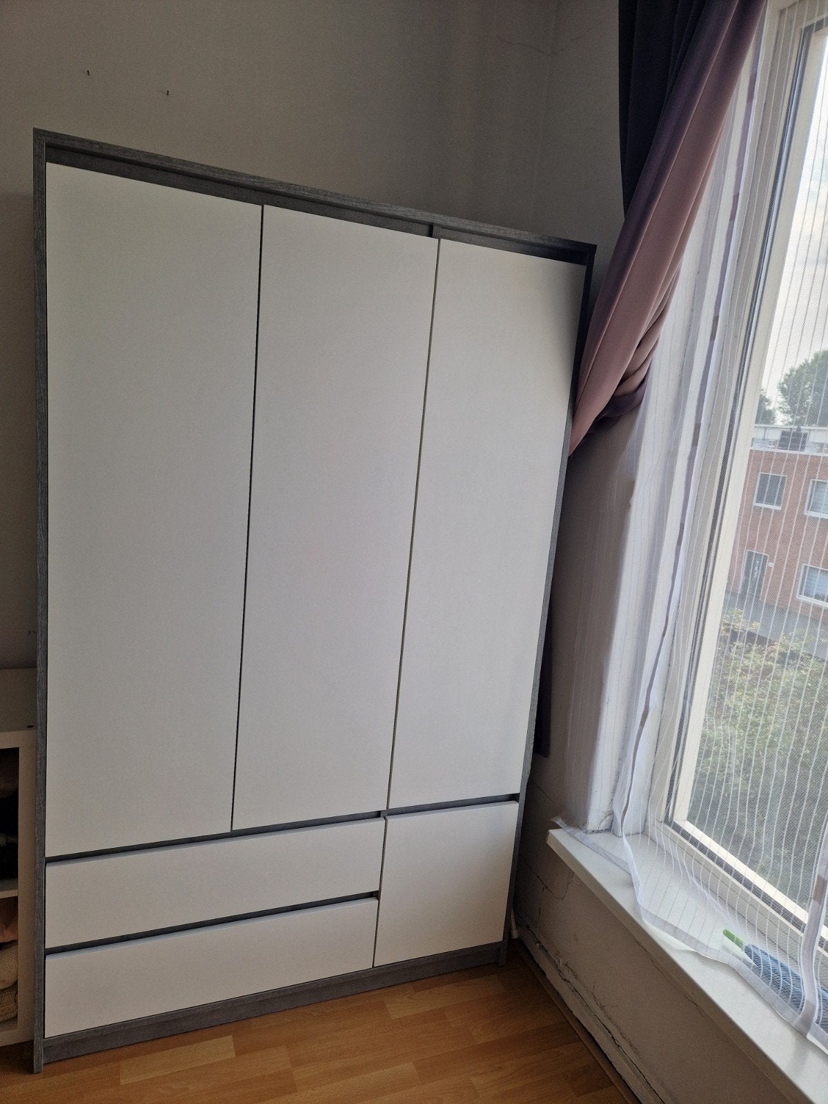Jysk Billund kledingkast 2x, Ophalen, 100 tot 150 cm, 150 tot 200 cm, 50 tot 75 cm