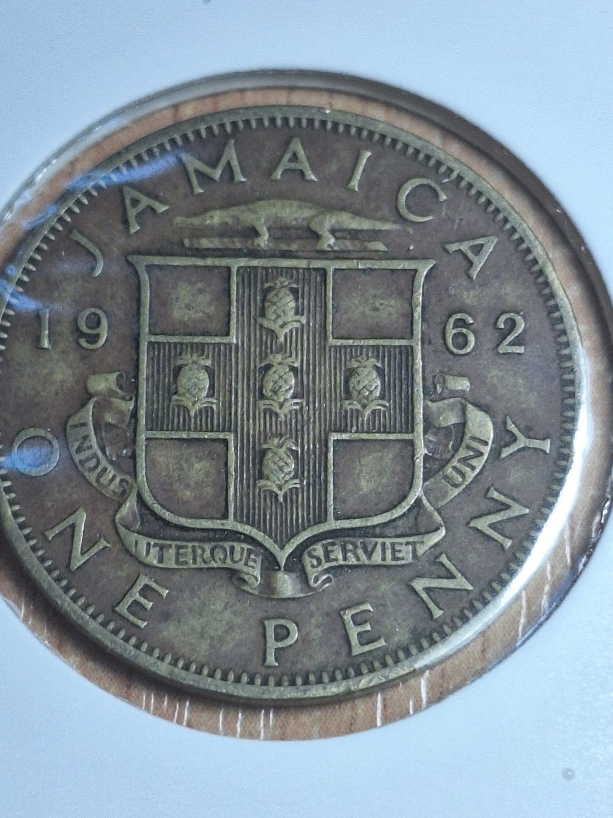 JAMAICA 1 penny 1962 (#236), Ophalen of Verzenden, Midden-Amerika, Losse munt