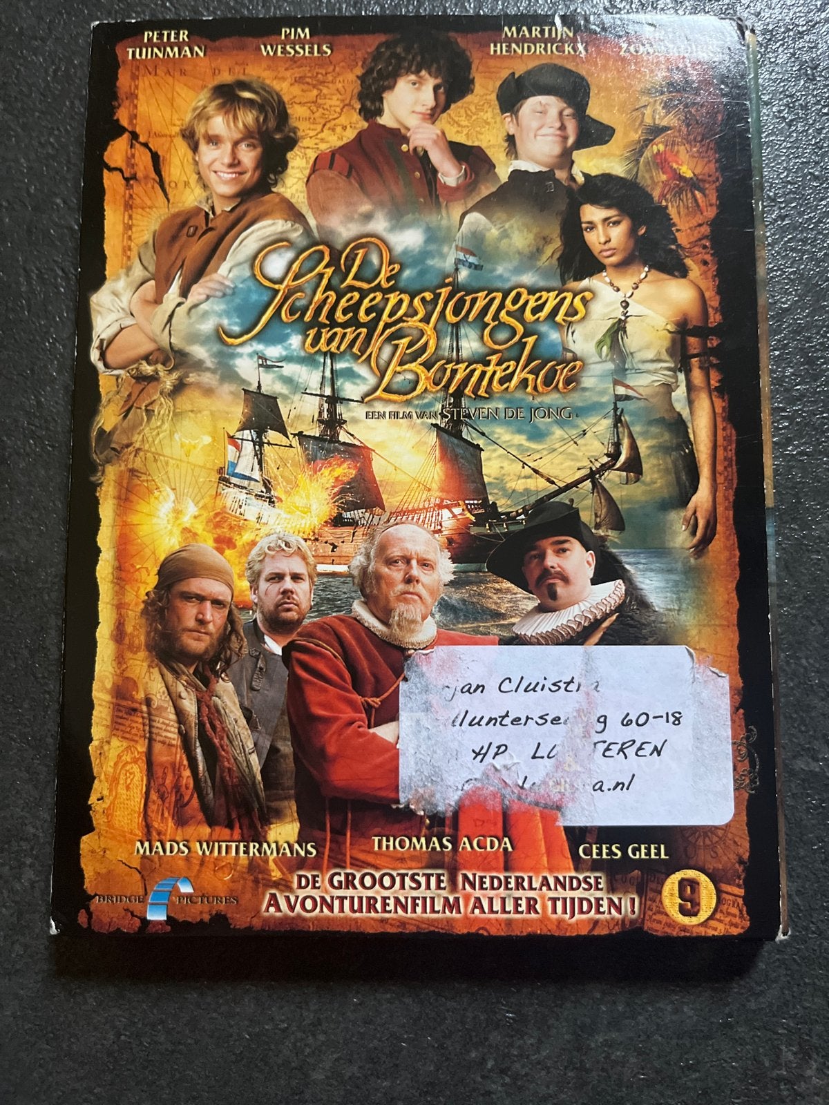 De Scheepsjongens van Bontekoe DVD - Avonturenfilm, Vanaf 9 jaar, Ophalen of Verzenden, Gebruikt, Nederlands