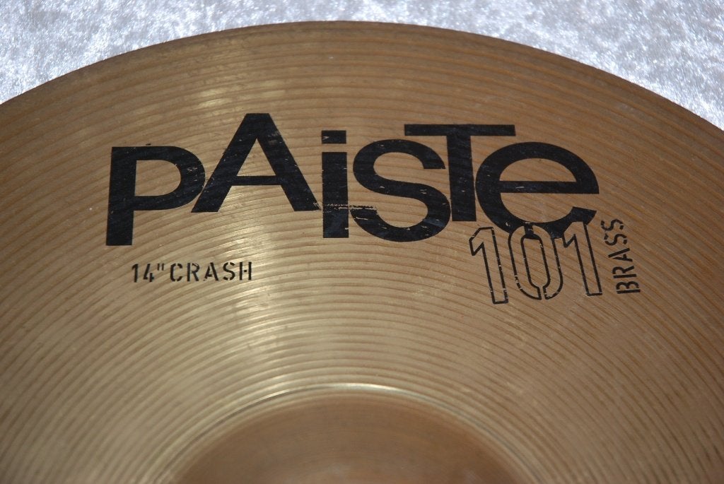 Paiste 101 crash bekken 699gr 14 inch  <26261085>, Gebruikt, ., Drums of Percussie, Ophalen of Verzenden