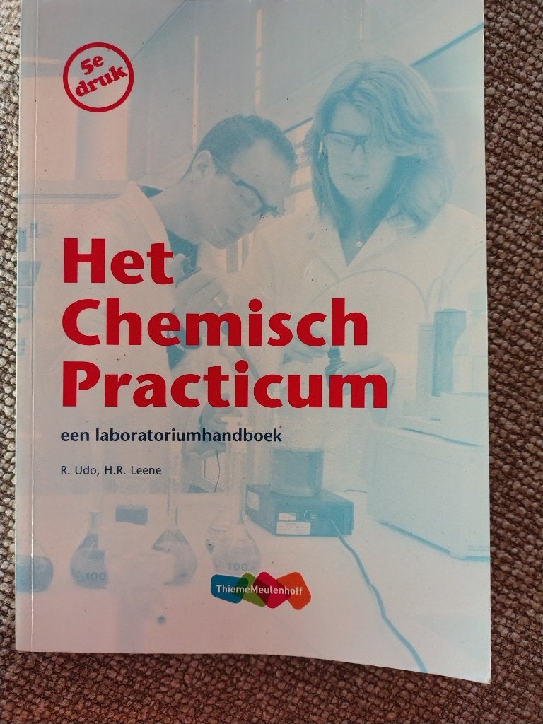 Het chemisch practicum laboratorium handboek, Ophalen of Verzenden, Beta, Zo goed als nieuw, HBO