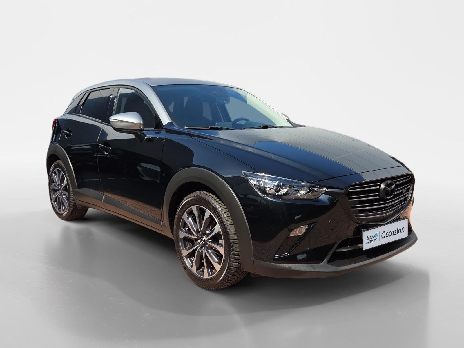 Mazda CX-3 2.0 SkyActiv-G 121 Sportive | Trekhaak | Achterui, Auto's, Stof, 4 cilinders, Zwart, Origineel Nederlands