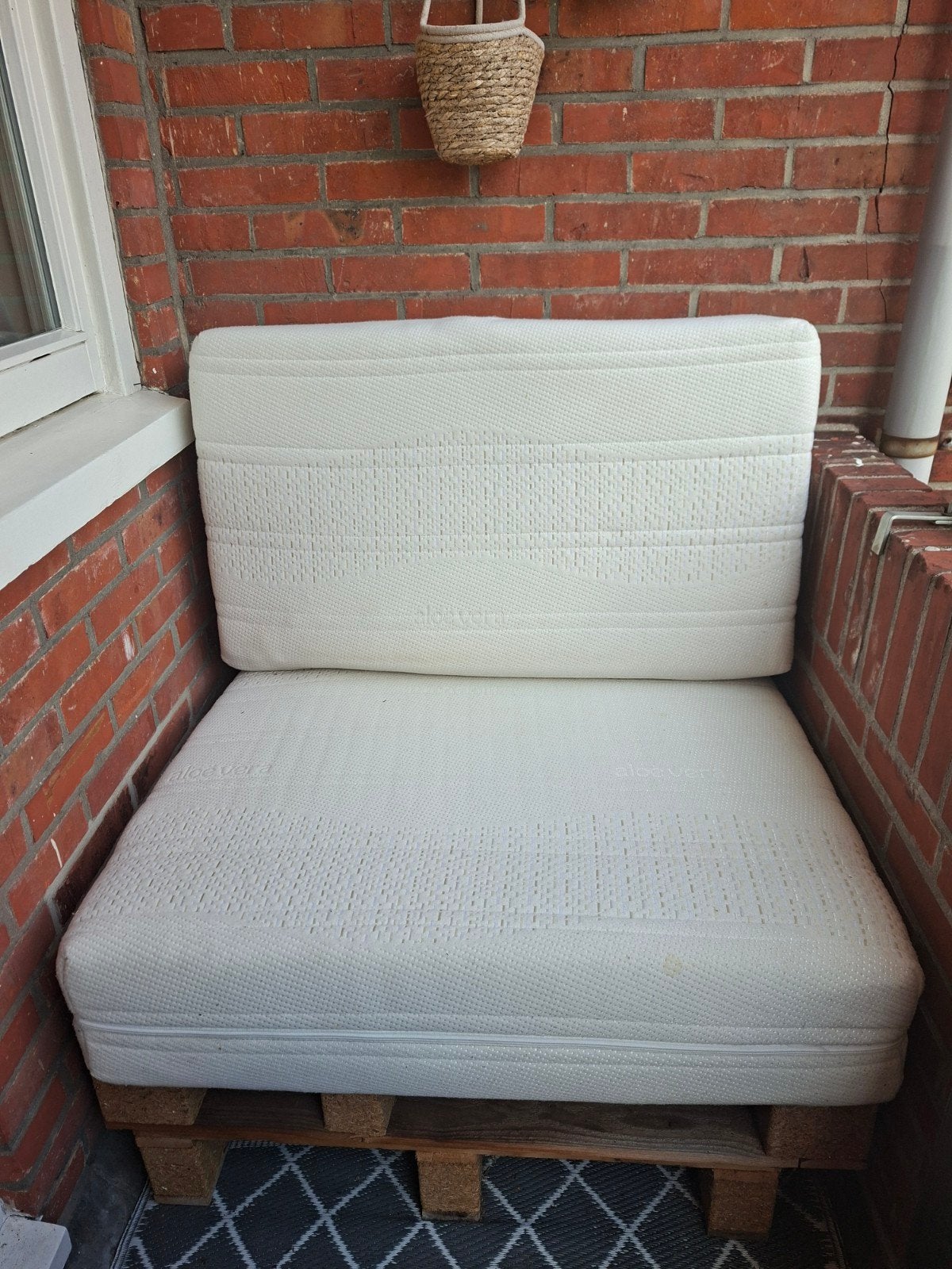 Pallet kussens, Ophalen, Gebruikt
