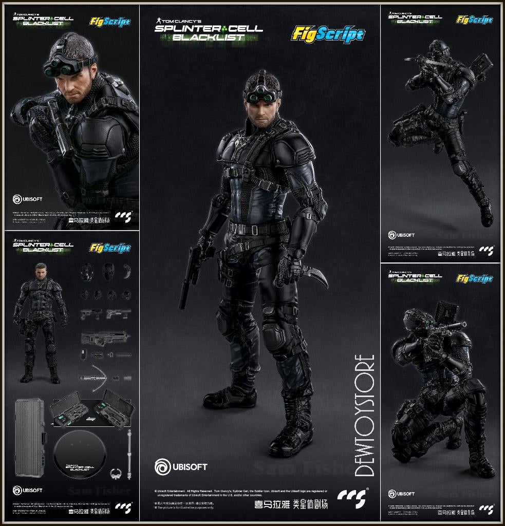 [Pre-order] CCS Toys CCSToys FigScript - Sam Fisher, Verzenden, Nieuw