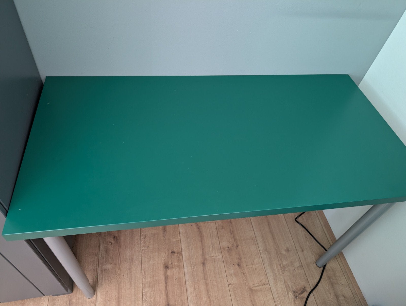 IKEA bureau 120x60, Huis en Inrichting, Bureaus, Ophalen, Groen, Gebruikt, 120 cm