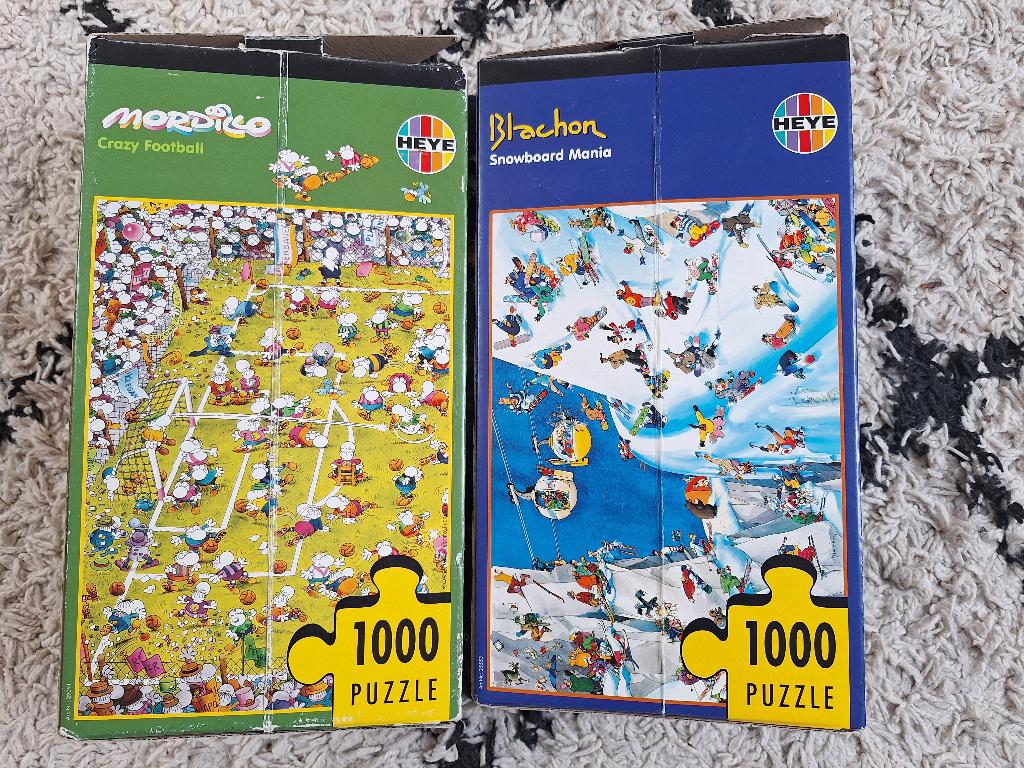 Gratis af te halen: van Haasteren en Heye puzzels, Ophalen, 500 t/m 1500 stukjes, Zo goed als nieuw, Legpuzzel