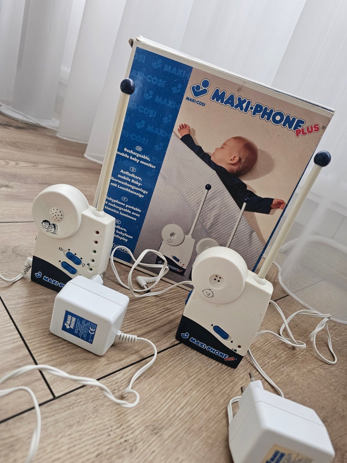 Maxi-Phone Plus babyfoon van Maxi-Cosi, Kinderen en Baby's, Babyfoons, Gebruikt, 100 tot 250 meter, Digitaal, Terugspreekfunctie